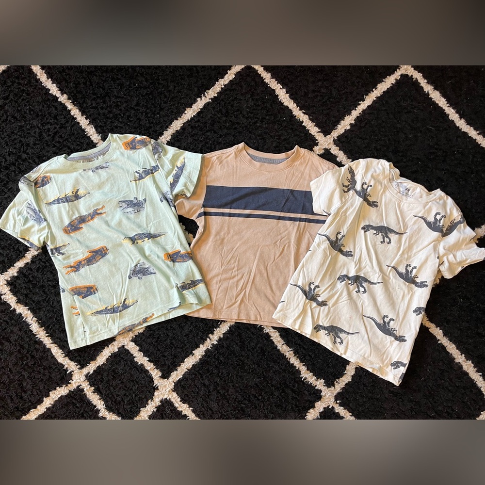 Old Navy Green and Gray Dinosaur T-Shirt